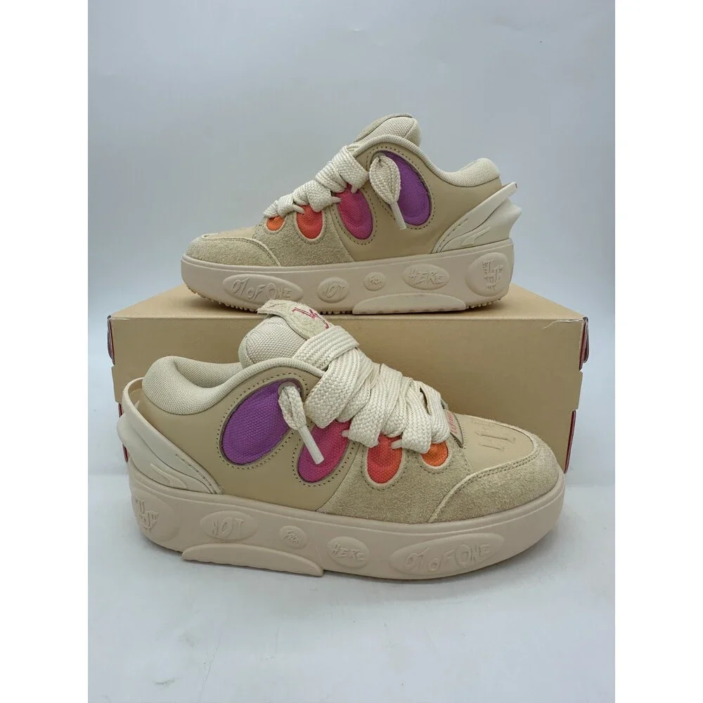 Puma La France Youth Size 6 Women's size 7.5 Beige Athletic Shoes 313099 01